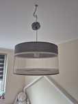 Lampa wisząca sufitowa, żyrandol, pojedyńcza