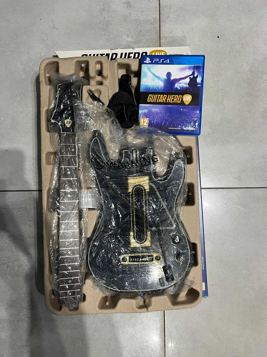 Gra PS4 Guitar Hero Live Zestaw | Używany| Gitara + Gra |