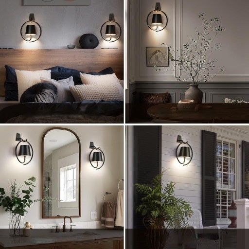 Bezprzewodowa nowoczesna lampa LED RGB