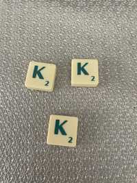 Literka „K” z oryginalnej gry Scrabble