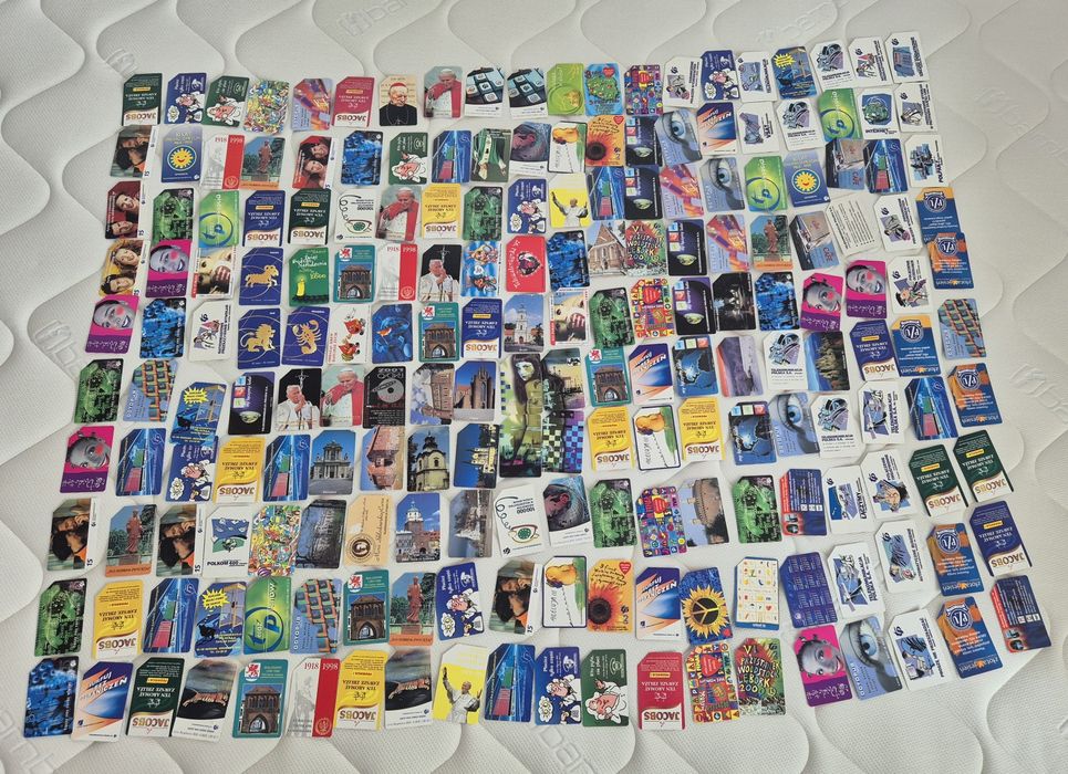 Zestaw Polkich kart telefonicznych - 200 sztuk