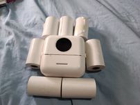 Mini impressora de bolso com rolos