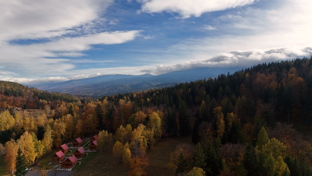 Domki z sauną i balią w Karkonoszach