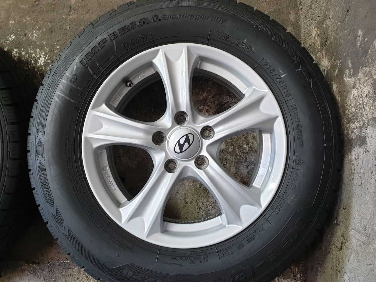 Felgi aluminiowe Hyundai Kia Mitsubishi R16 5x114,3 6,5JX16H2 ET 45