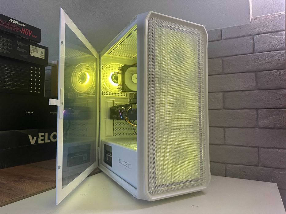 Komputer Gamingowy GTX 1660 Super 16GB RAM Ryzen 5 3600 Biały do Gier