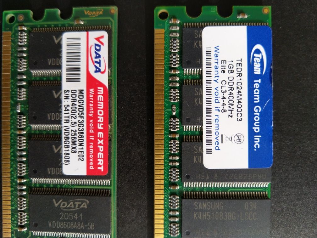 Memória RAM DDR400 / DDR2 tratadas