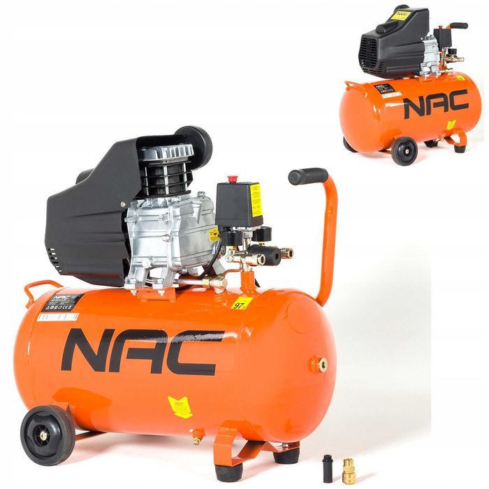 Компресор повітряний NAC OLC-24-15-K-OW 24 л компрессор масляный