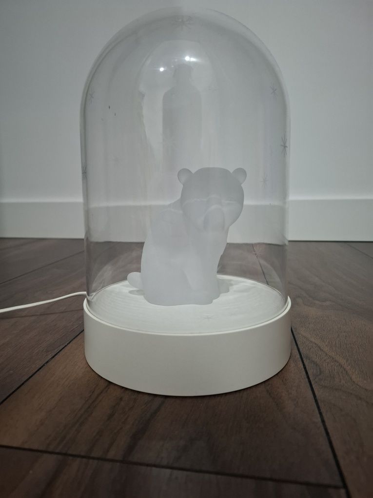 Candeeiro criança com urso