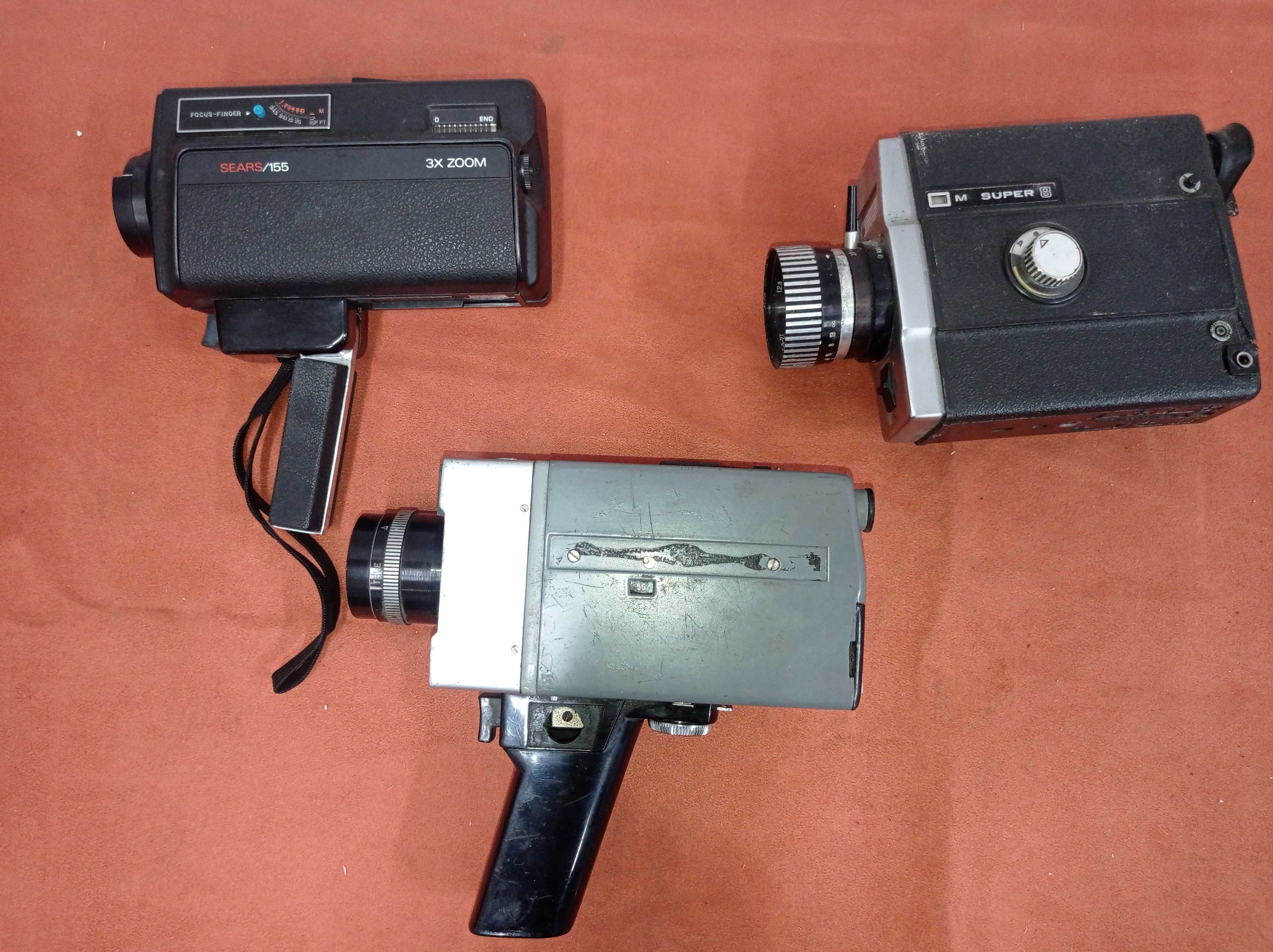 Kamery 8 mm -Anscomatic S/82 + Sears/155 + ..