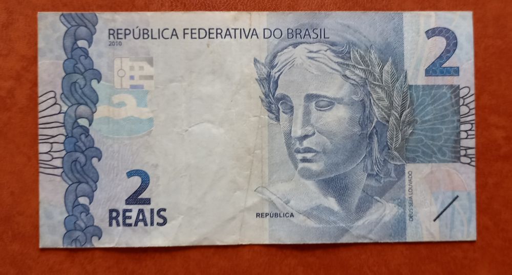 Nota do Brasil , 2 reais. 2010