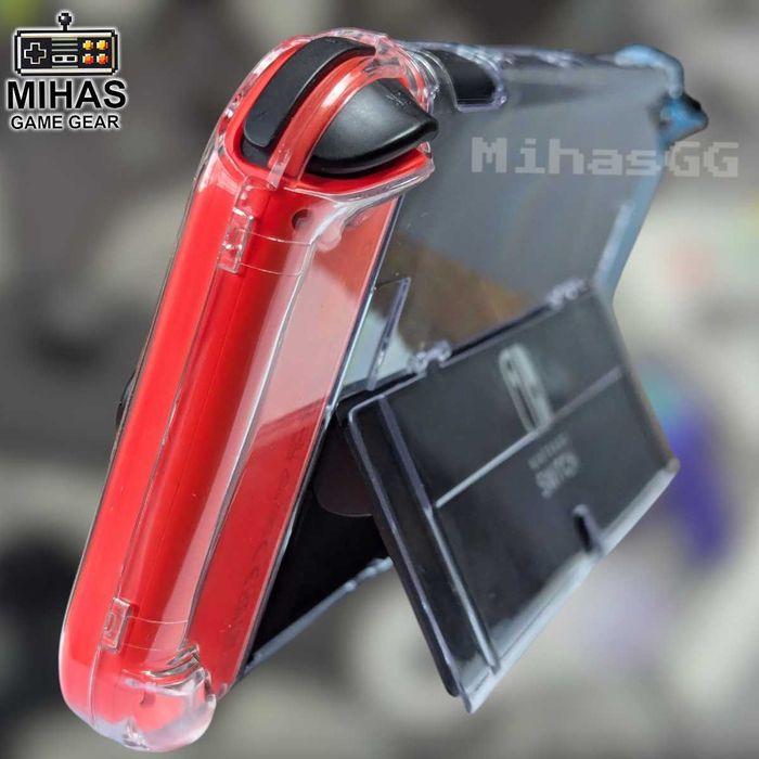 Чохол для Switch v1, v2 / OLED - Прозорий бампер захист корпусу