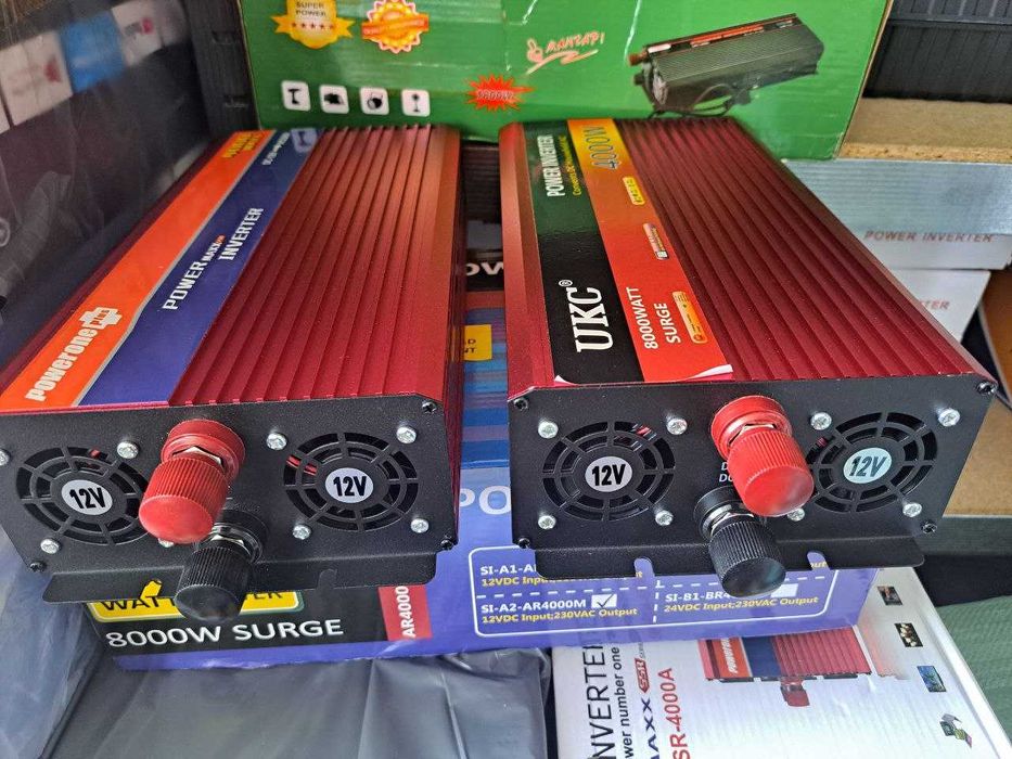 4000W Преобразователь напряжения Инвертор 12V/220V плавный пуск