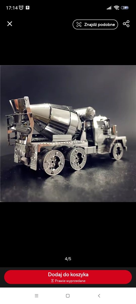 Metalowy model 3d