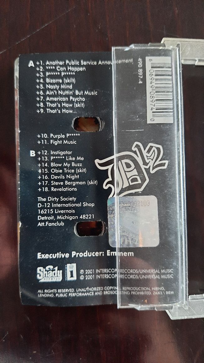 Kaseta D12 Devils Night