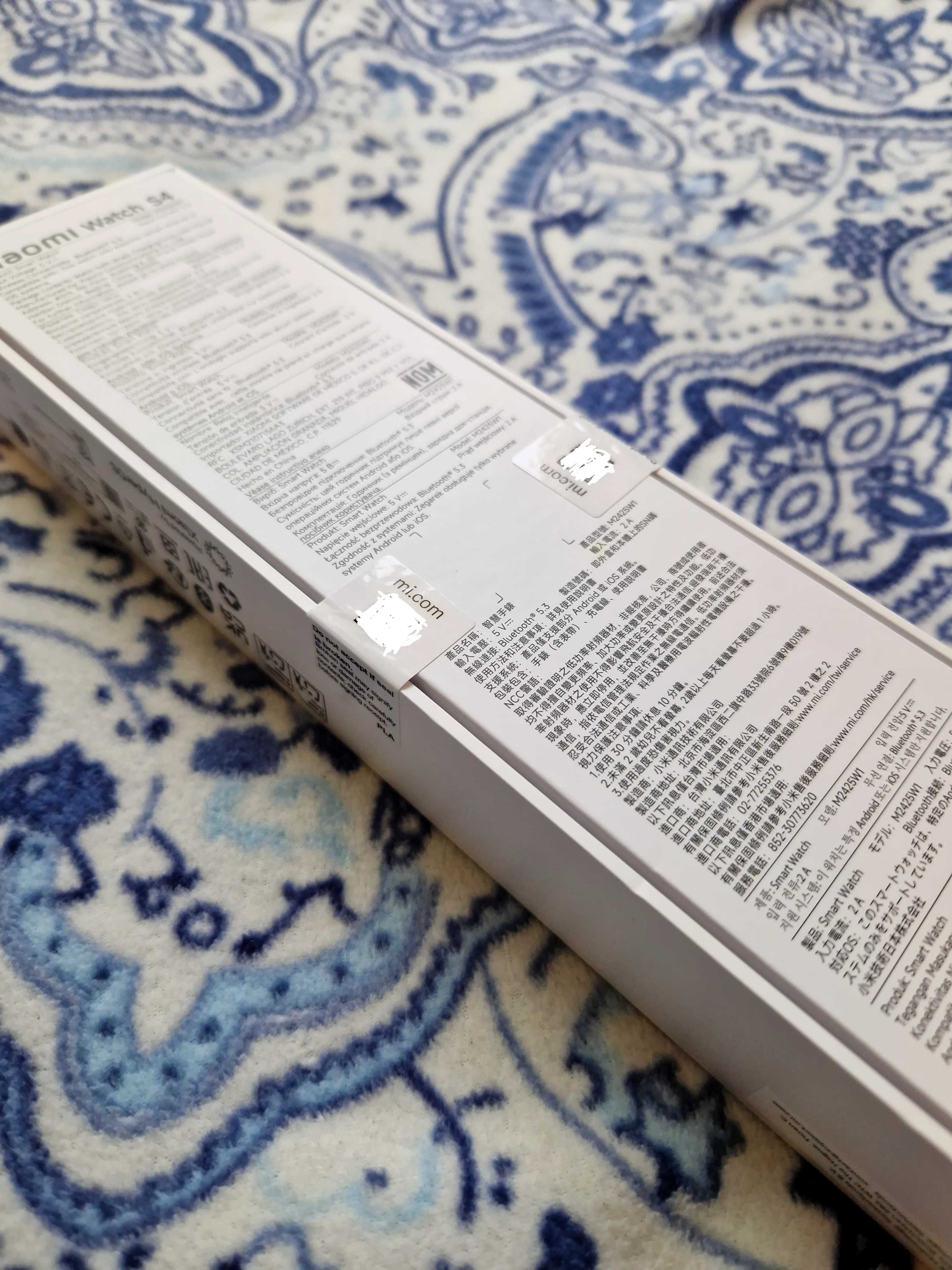 Smartwatch Zegarek Xiaomi Watch S4 srebrny biały
