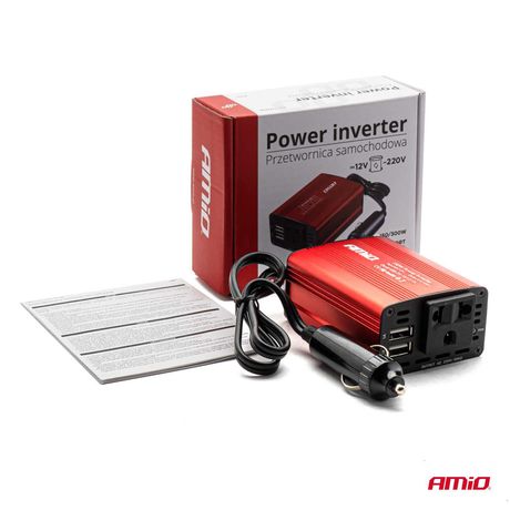 Przetwornica napięcia 12V/230V 150W/300W 2xUSB