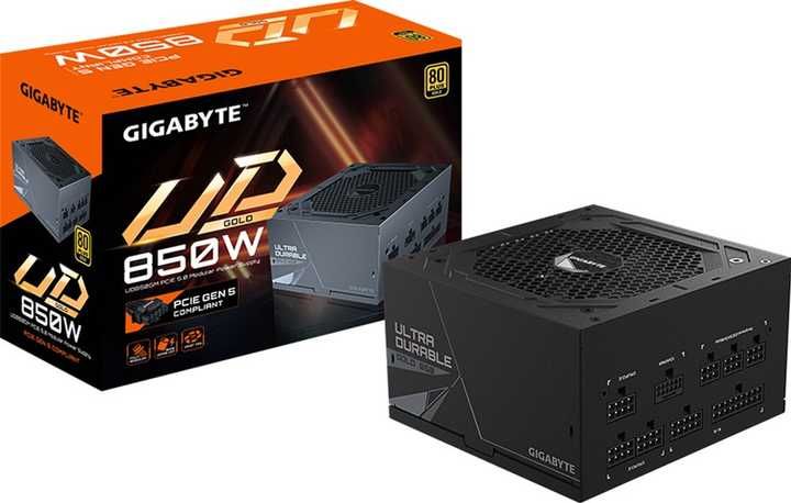 Блок живлення Gigabyte 850W 80+ Gold (GP-UD850GM PG5)