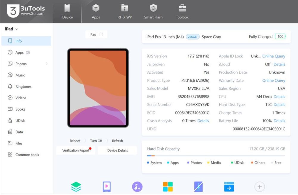 Планшет Apple iPad Pro 13" M4 2024 Wi-Fi 5G