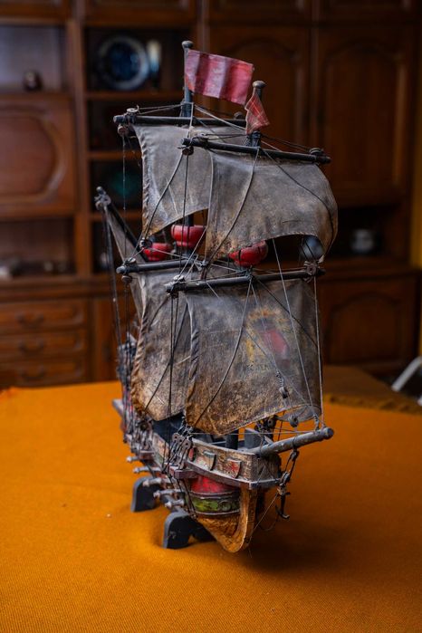 Stary model okrętu Peter von Danzig