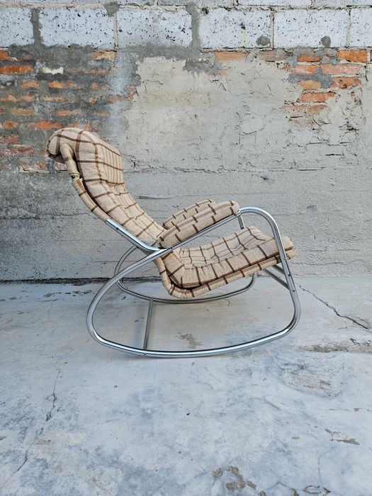 Fotel bujany HJO Ikea vintage Noboru Hakamura bauhaus modern