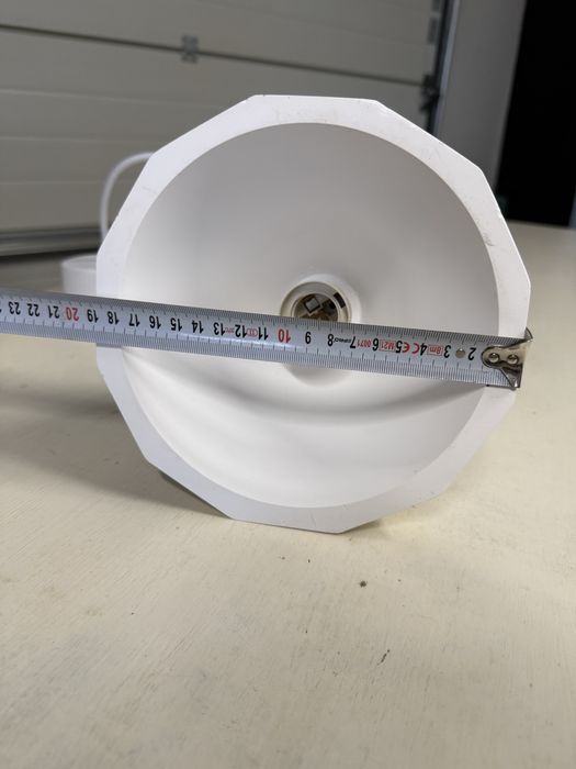 Lampa wisząca gipsowa biała – nowoczesny design, elegancka prostota