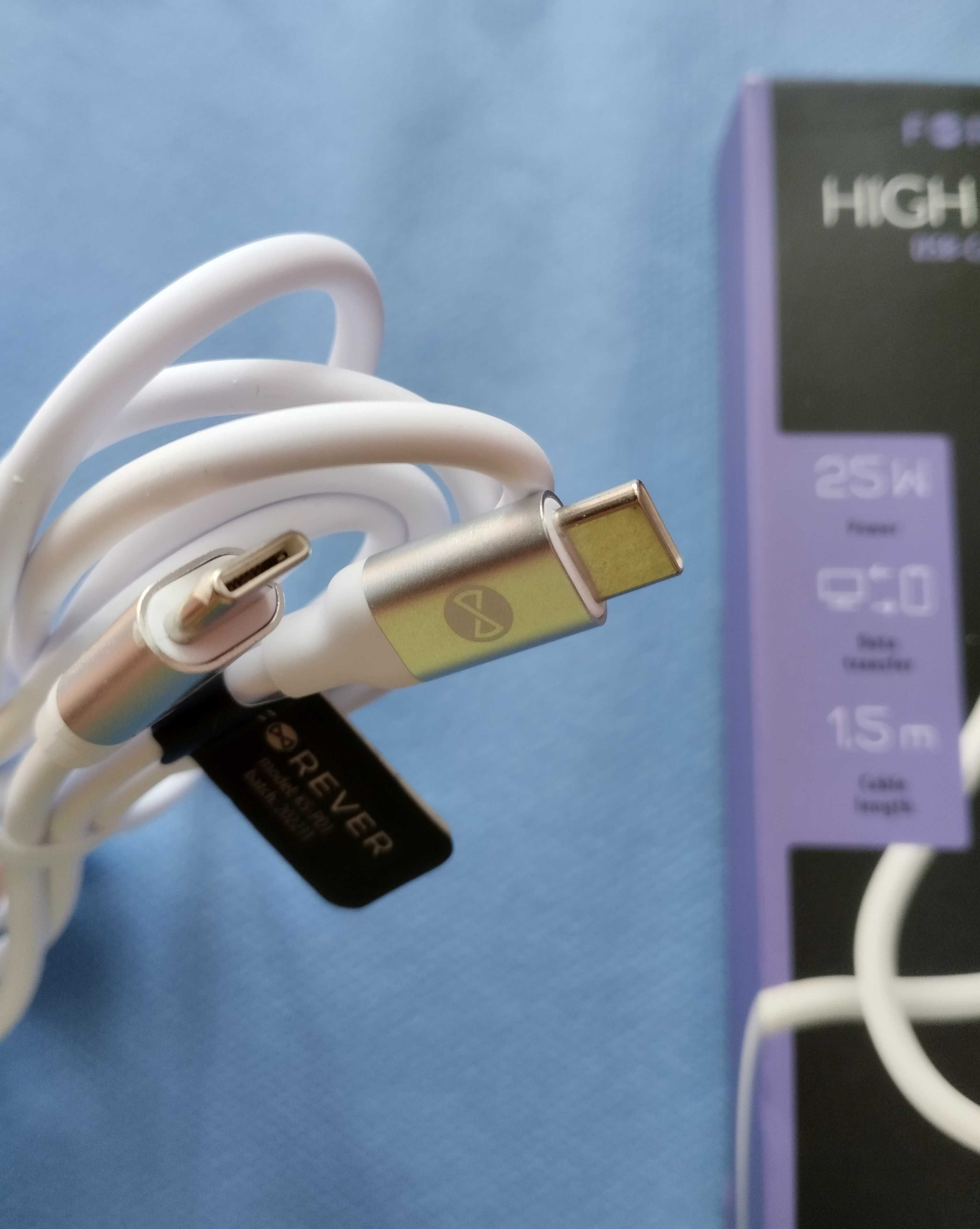 Nowy Kabel Forever HIGH Power USB-C / USB-C   25W  długość 1,5m