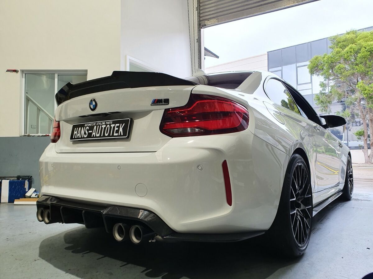 BMW F22 Coupe Lotka Dokładka Tylna PSM Czarny Połysk