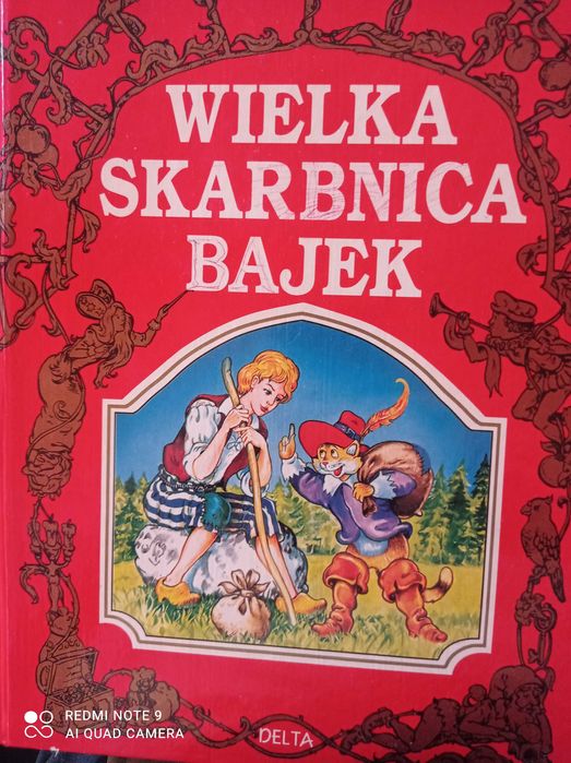 Wielka Skarbnica Bajek Kot w Butach Królewna Śnieżka Kopciuszek BAJKA