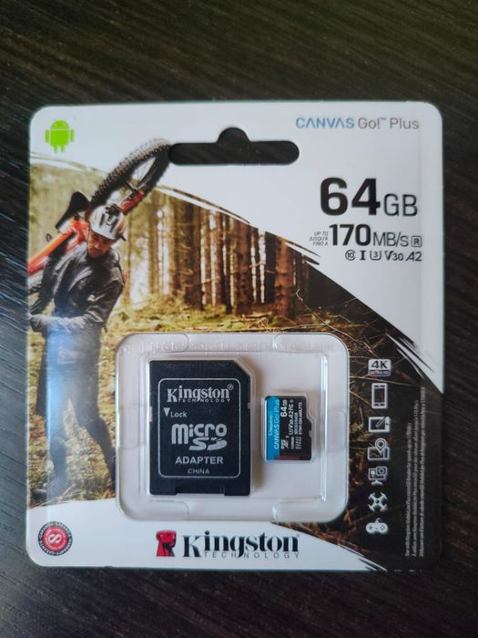 Продам карту пам'яті Kingston 64GB