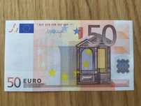 Banknot "kolekcjonerski" - 50 euro 2002 seria X - stan UNC/UNC-
