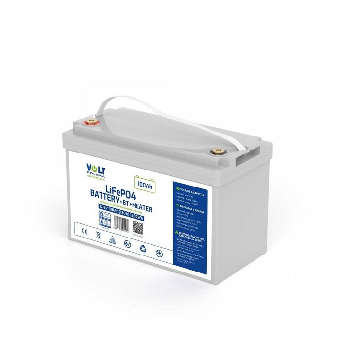LiFePo4 акумулятор Volt Polska 100Ah 12V +BlueTooth 6AKLI10M12