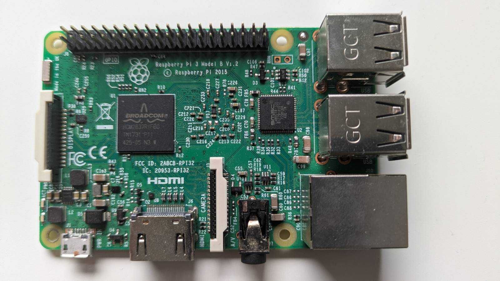 Raspberry Pi 3 model B WiFi Bluetooth 1GB RAM 1,2GHz