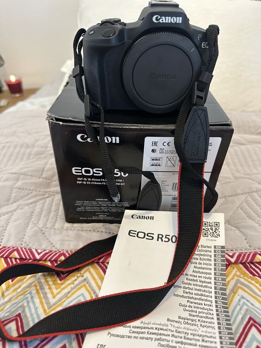 Canon Eos R50 mirrorless + lente