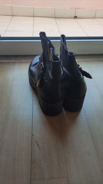 Botas pretas plataforma