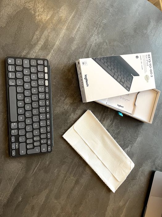 Logitech Keys-To-Go 2 - QWERTY układ US international - Grafit