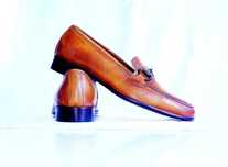 Ortiz Reed 40 damskie skórzane loafersy mokasyny gucci lv prada brąz