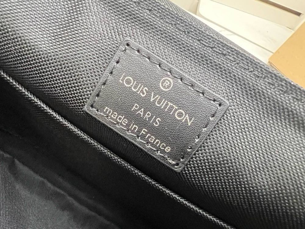 Мужская черная сумка луи витон Louis Vuitton Оригинал