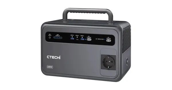 Зарядна станція CTECHI GT600 на 600Вт 384Вт*Г