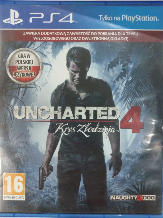 Uncharted 4 Kres Złodzieja PL PlayStation 4 PS4 Używana Kraków