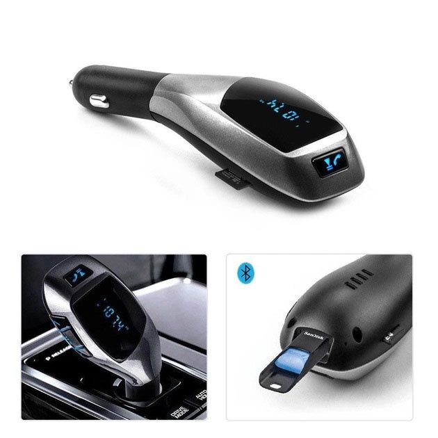 Автомобільний Bluetooth fm модулятор X5 BT