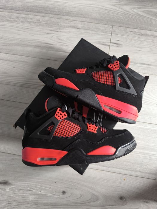 Buty Jordan 4 Red Thunder Nike rozmiar 42.5 27cm nowe