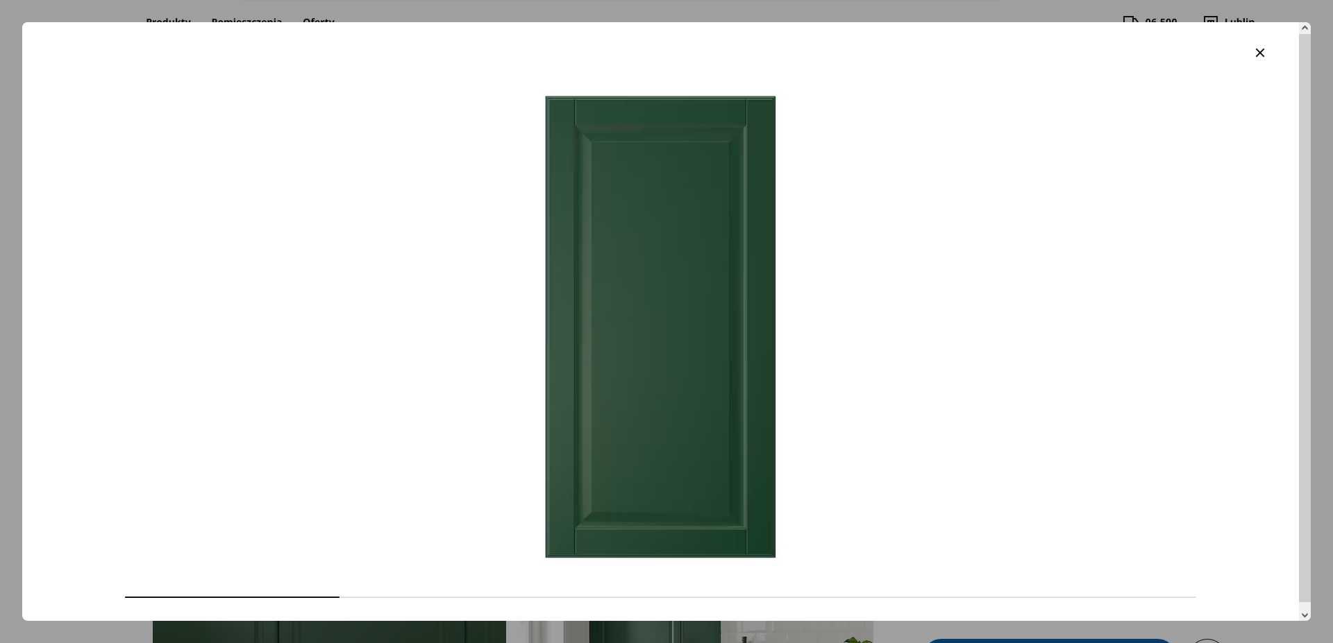 Drzwi ciemnozielone bodbyn 40 x 60
