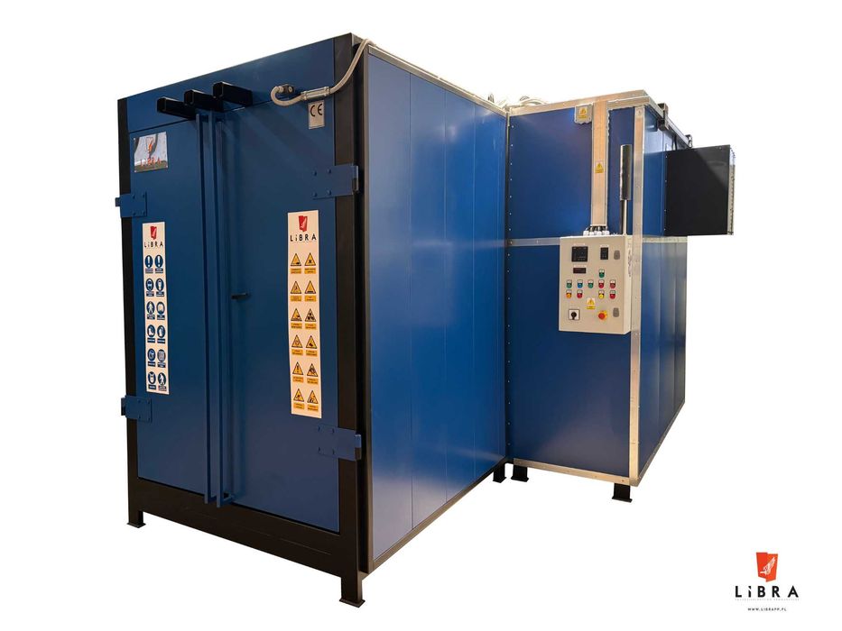 Piec olejowy 6,2m, malarnia proszkowa lakiernia