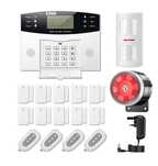 System alarmowy do domu mieszkania yiseele gsm yx-500 syrena 4 piloty
