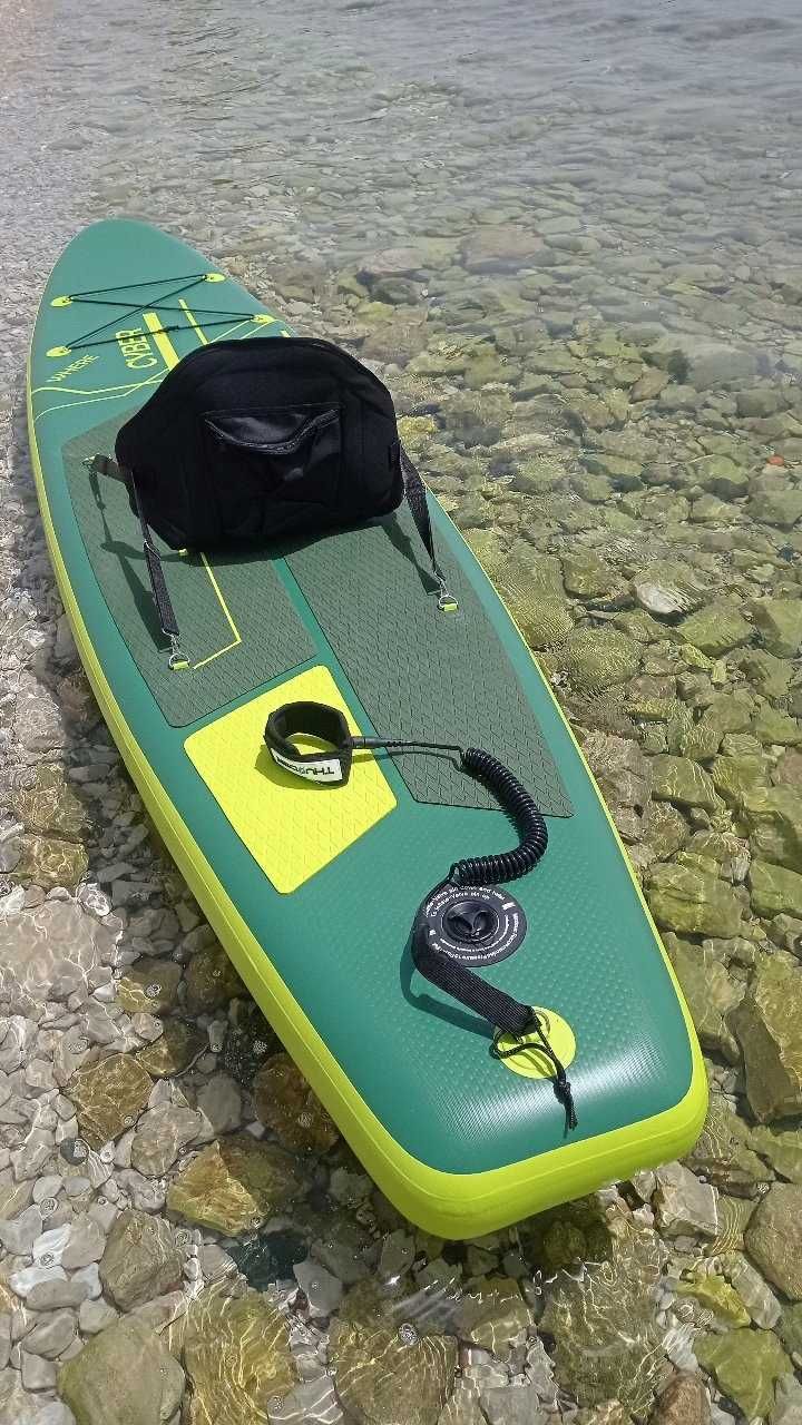 Deska SUP 320 cm pompowana z siedziskiem – zestaw do pływania
