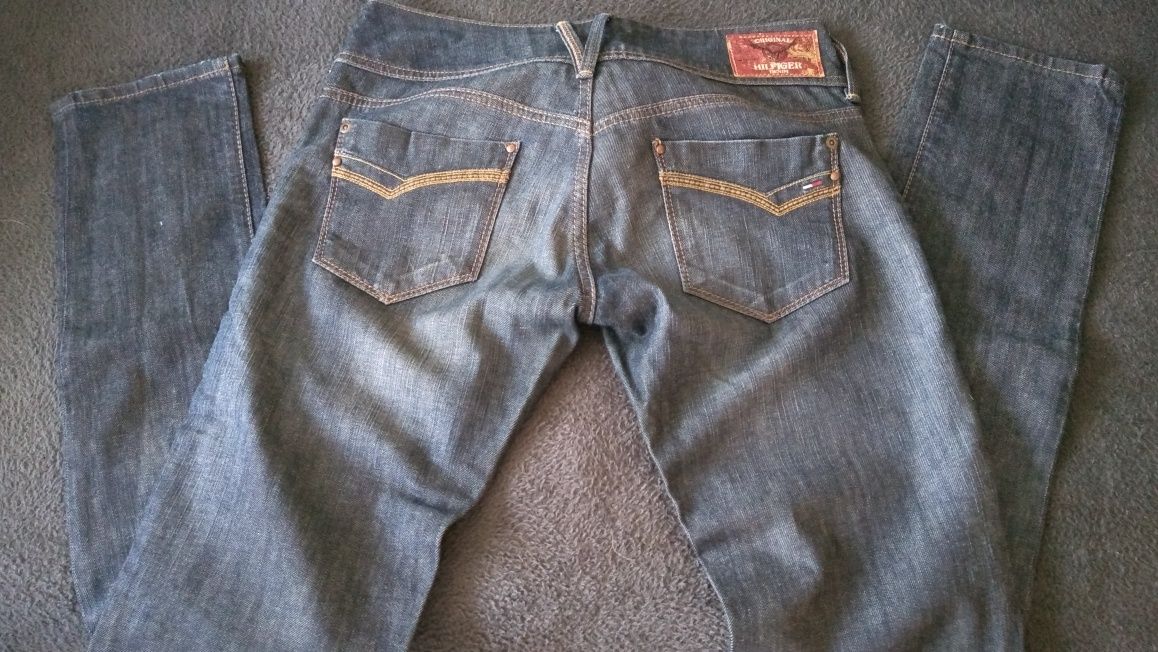 Spodnie damskie jeansy rurki Tommy Hilfiger