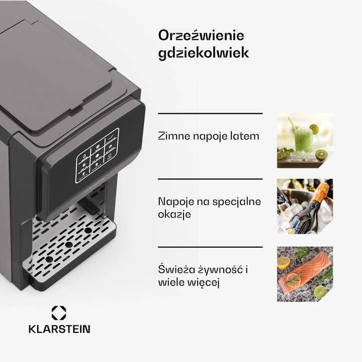 Kostkarka do lodu Klarstein ArcticBlend 3v1 czarny 130 W