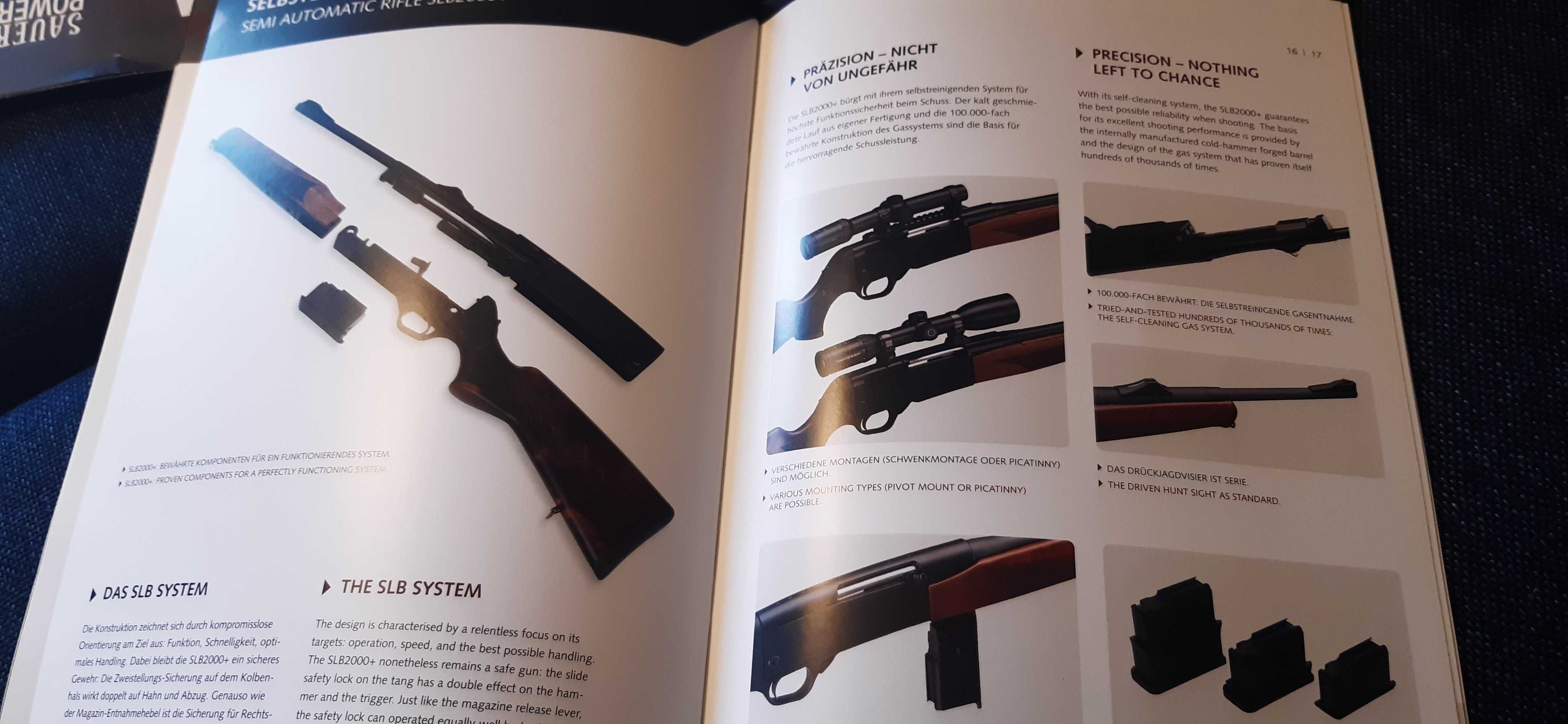 stary katalog broni myśliwskiej marki JAEGER