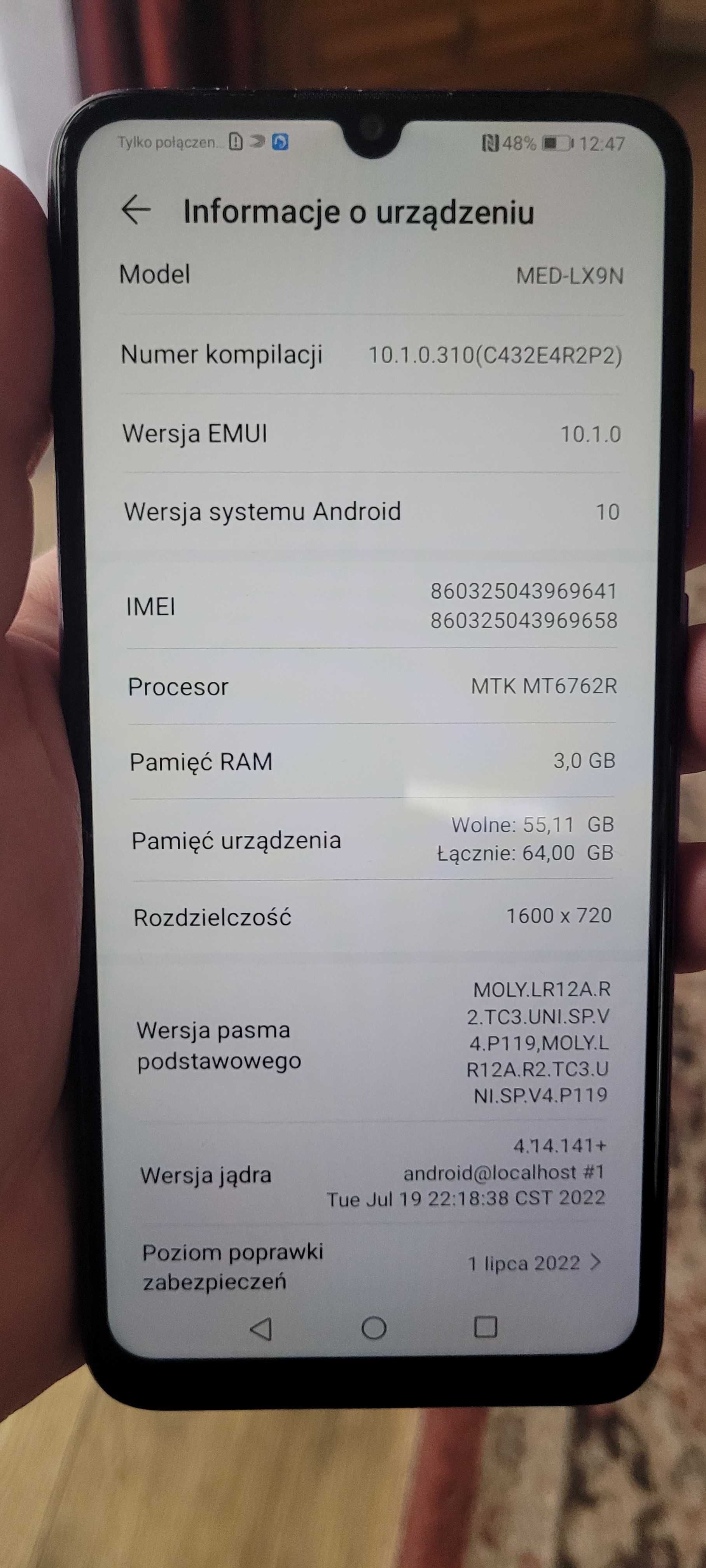 Huawei Y6p 64GB --ram 3.0 Gb