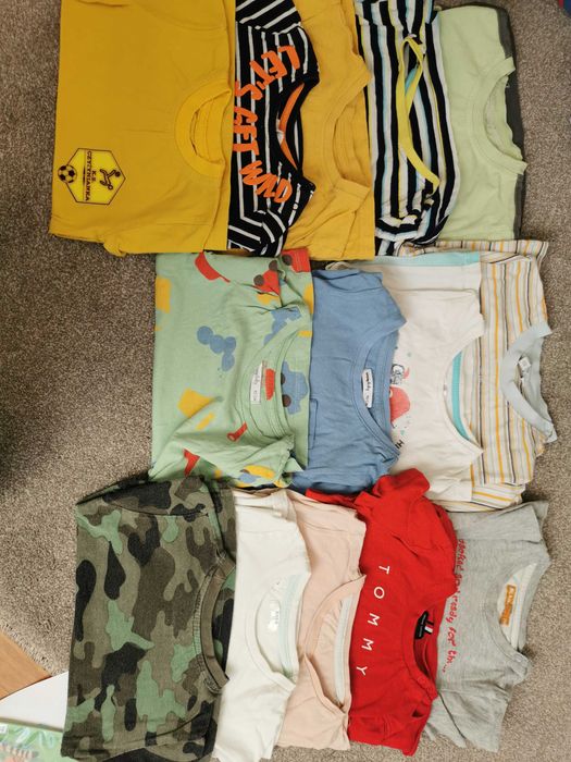 Koszulki chłopięce z krótkim rękawem rozmiar 92